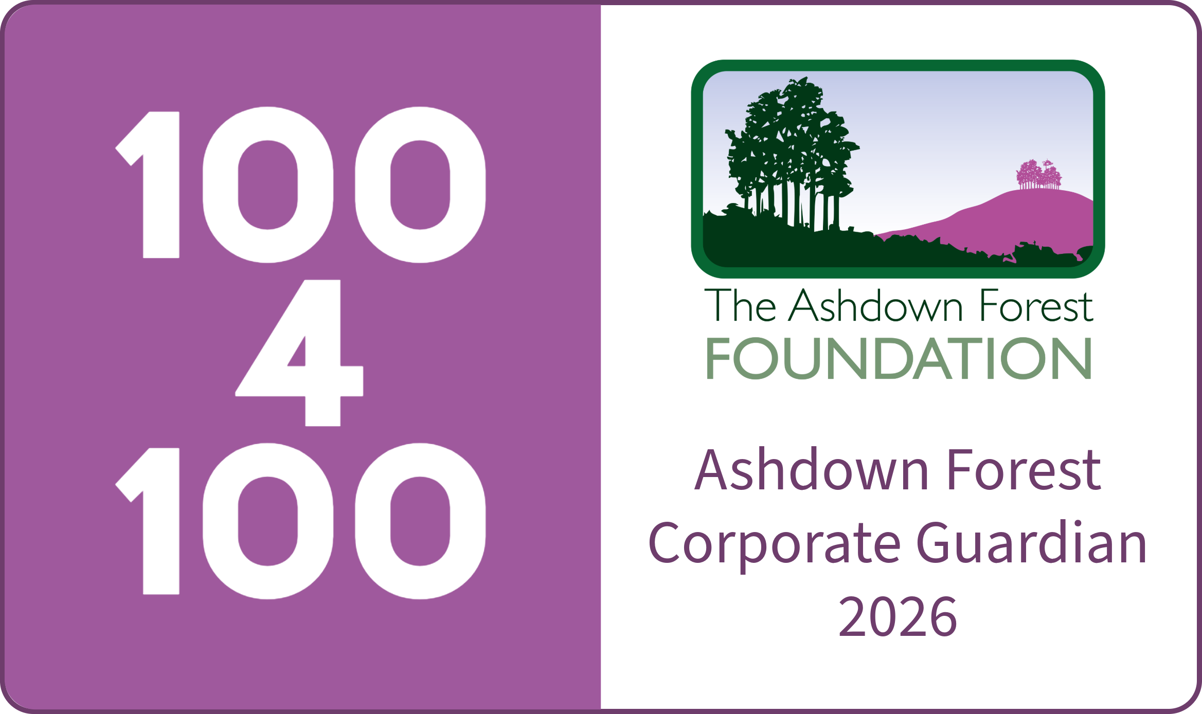 100 4 100 corporate sponsorship for ashdown forest's future